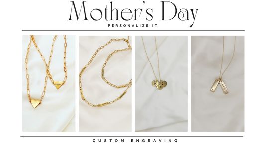 Mother's Day Custom Engraved Jewelry