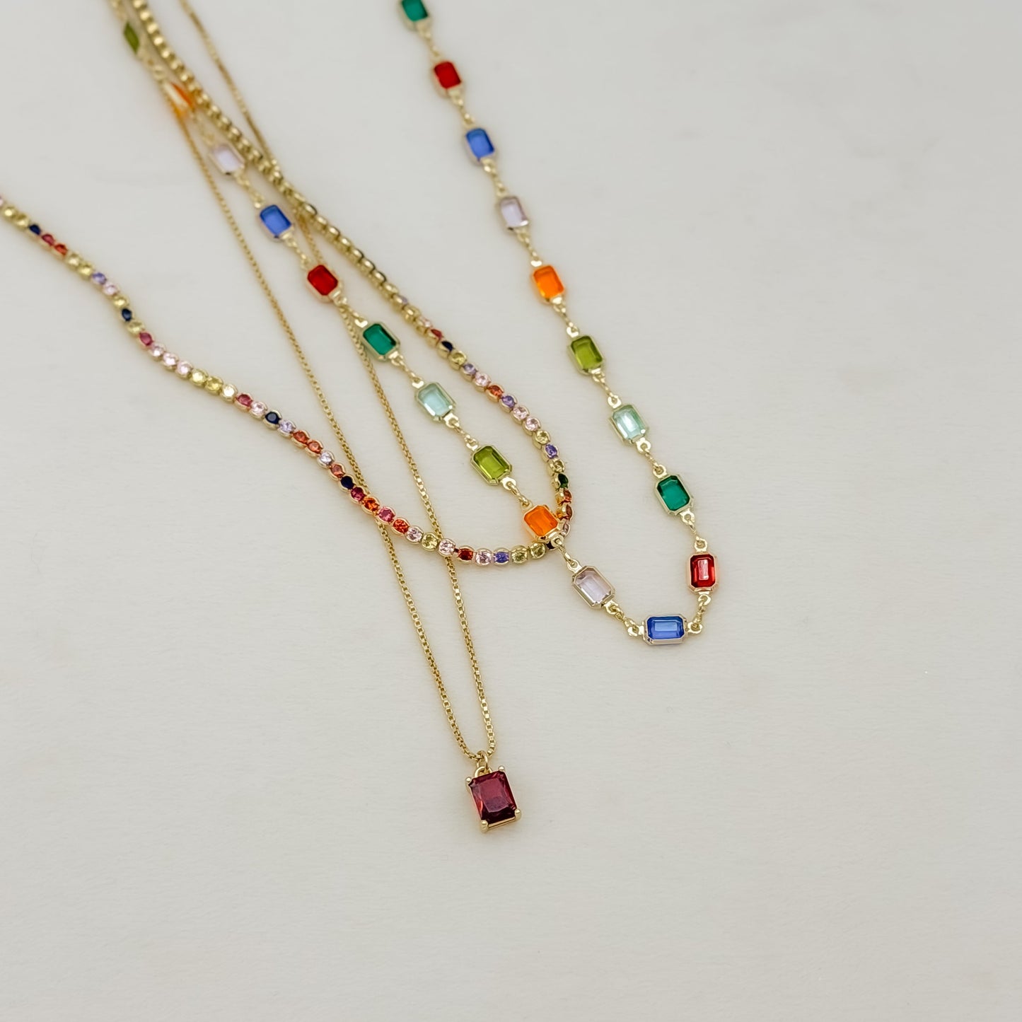 Holly Tennis Necklace