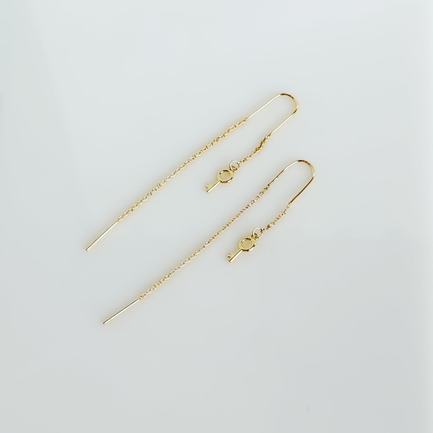 Key Ear Threader Earrings