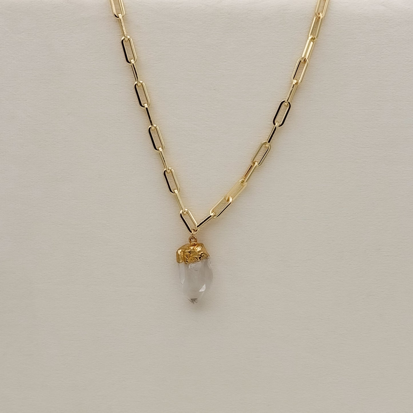 Chunky Quartz Necklace