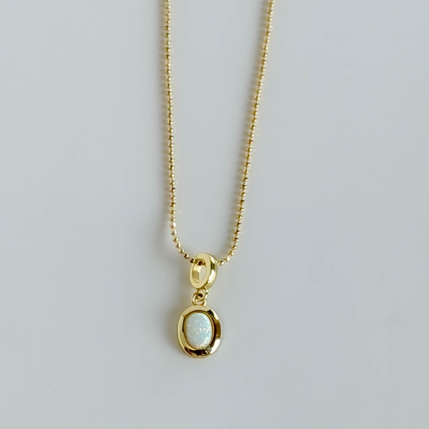 Opal Pendant Necklace