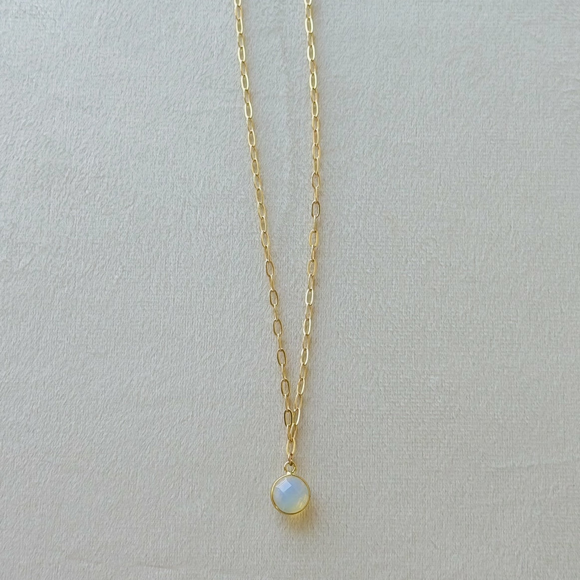 Opal Link Necklace