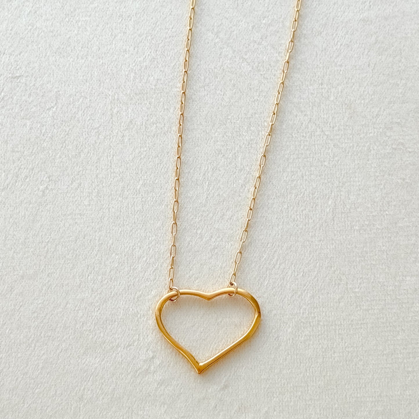 Heart Outline Necklace