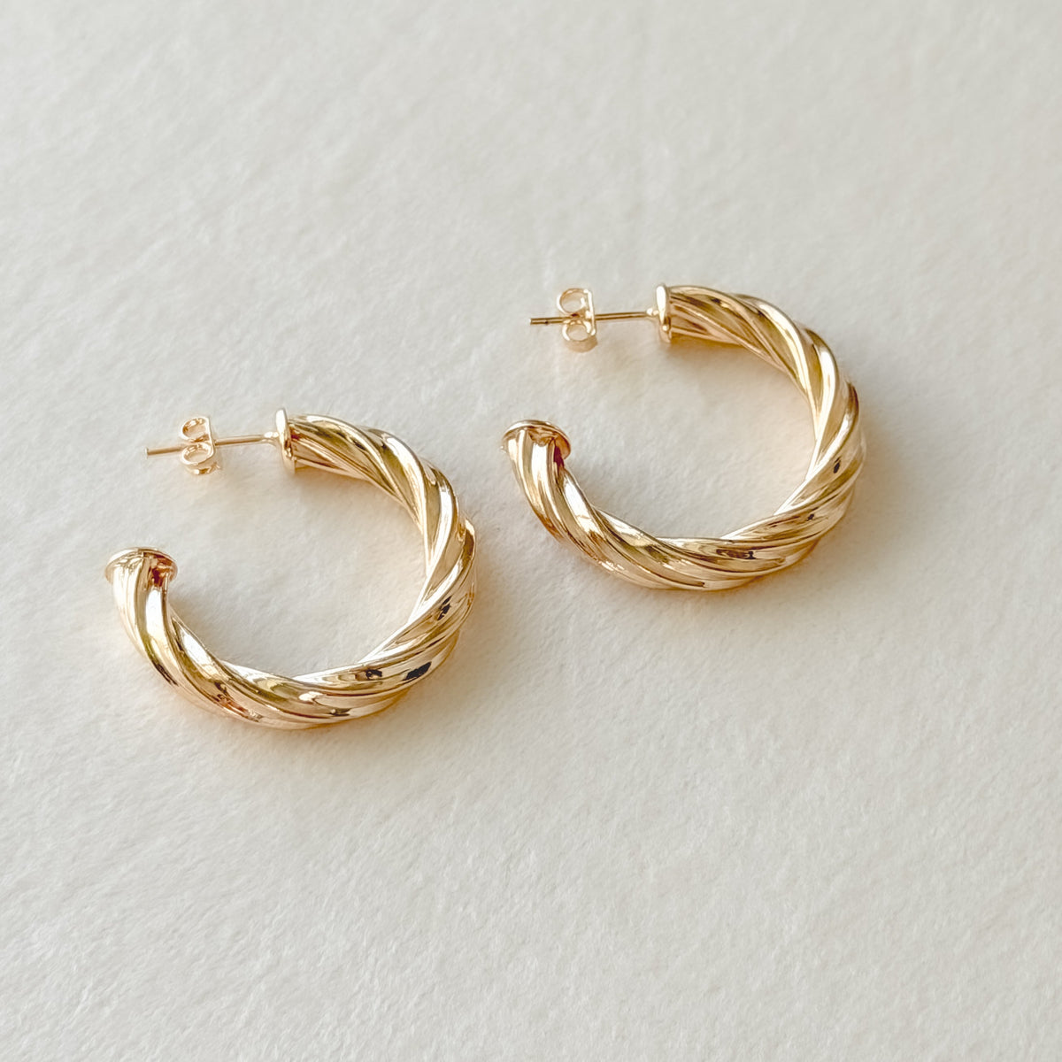 Twisted Hoop Earring