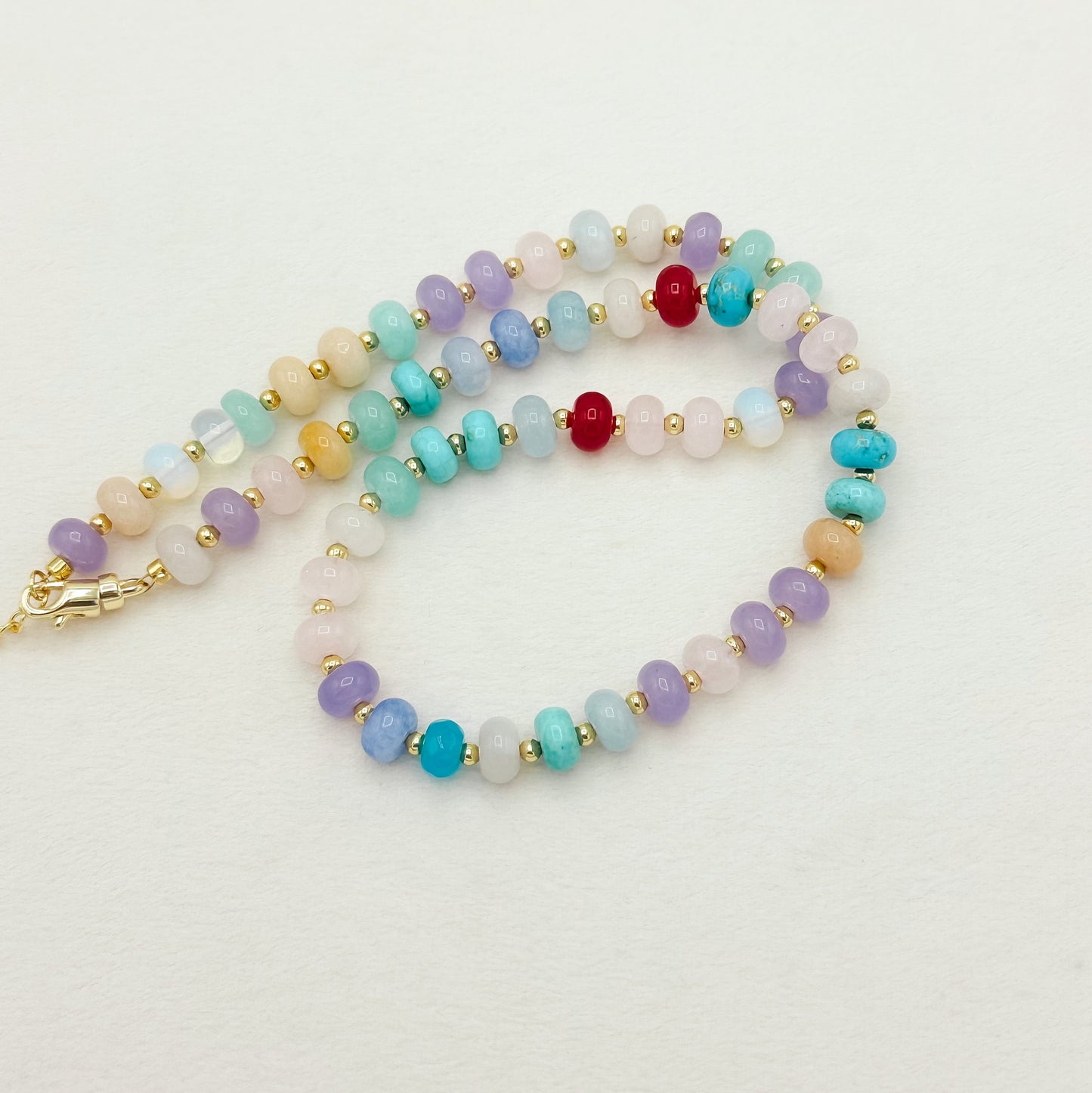 Lily Multi Beaded Necklace