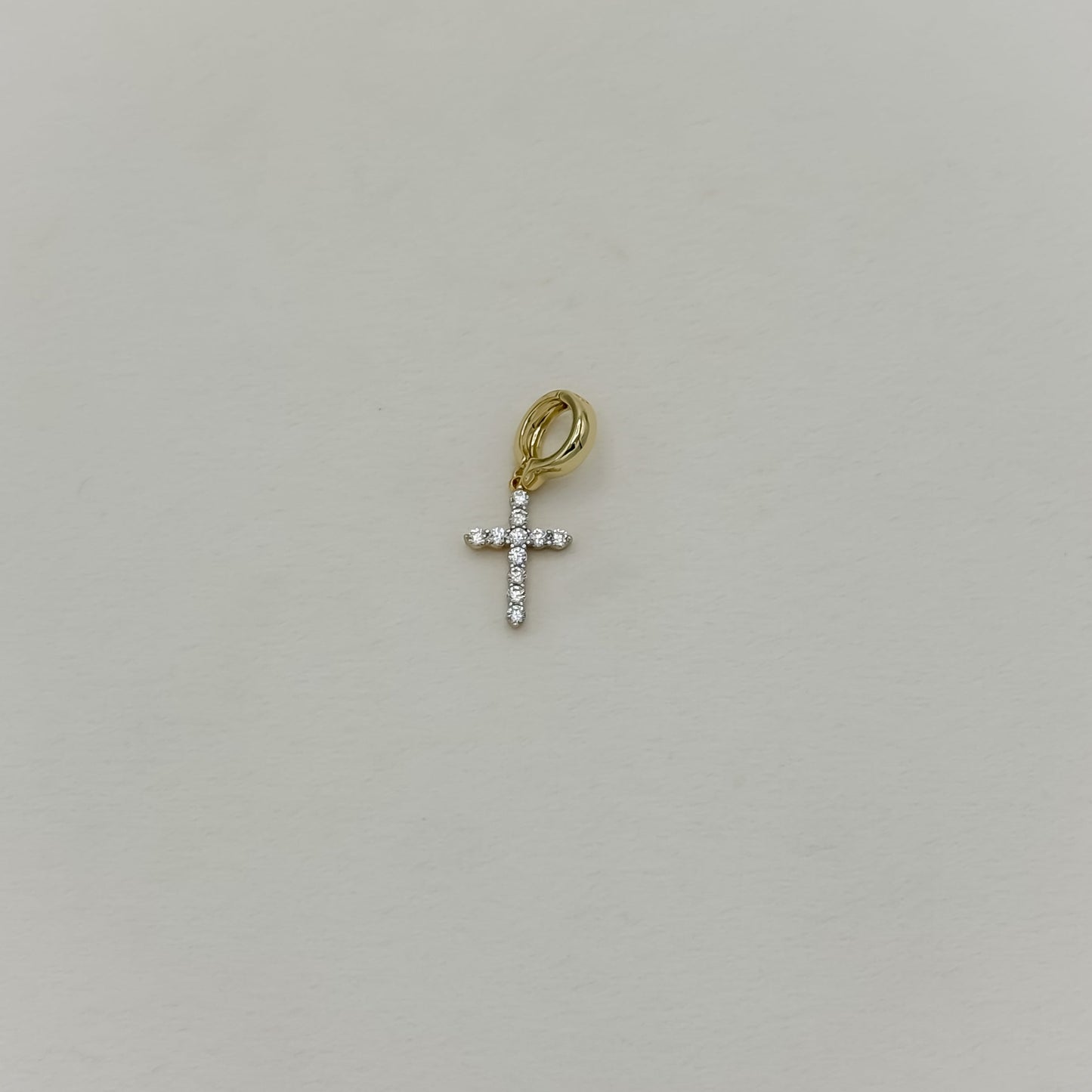 Crystal Cross Charm