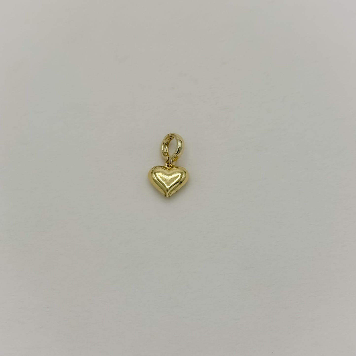 Large Puffy Heart Charm
