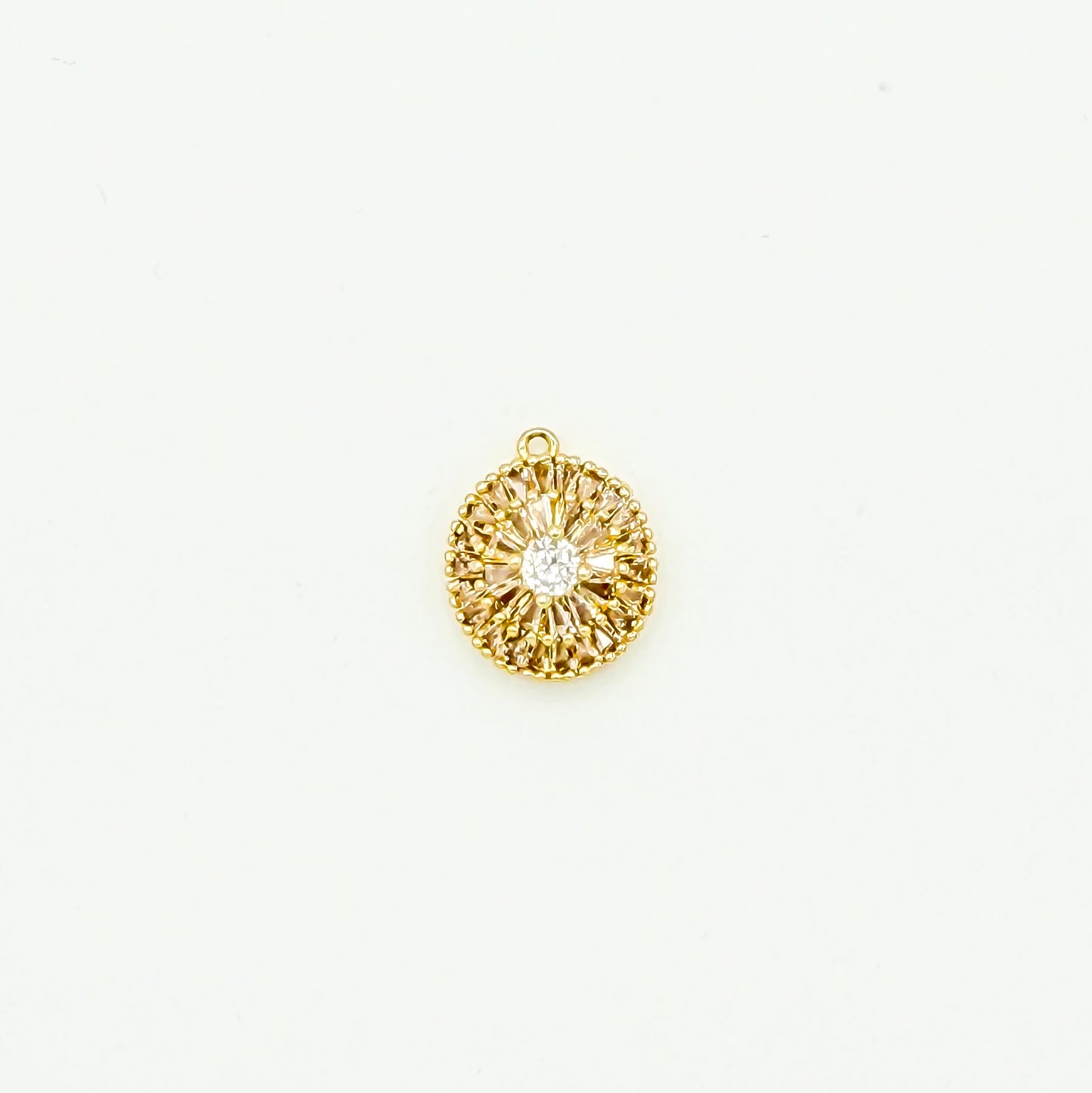 Round CZ Pendant