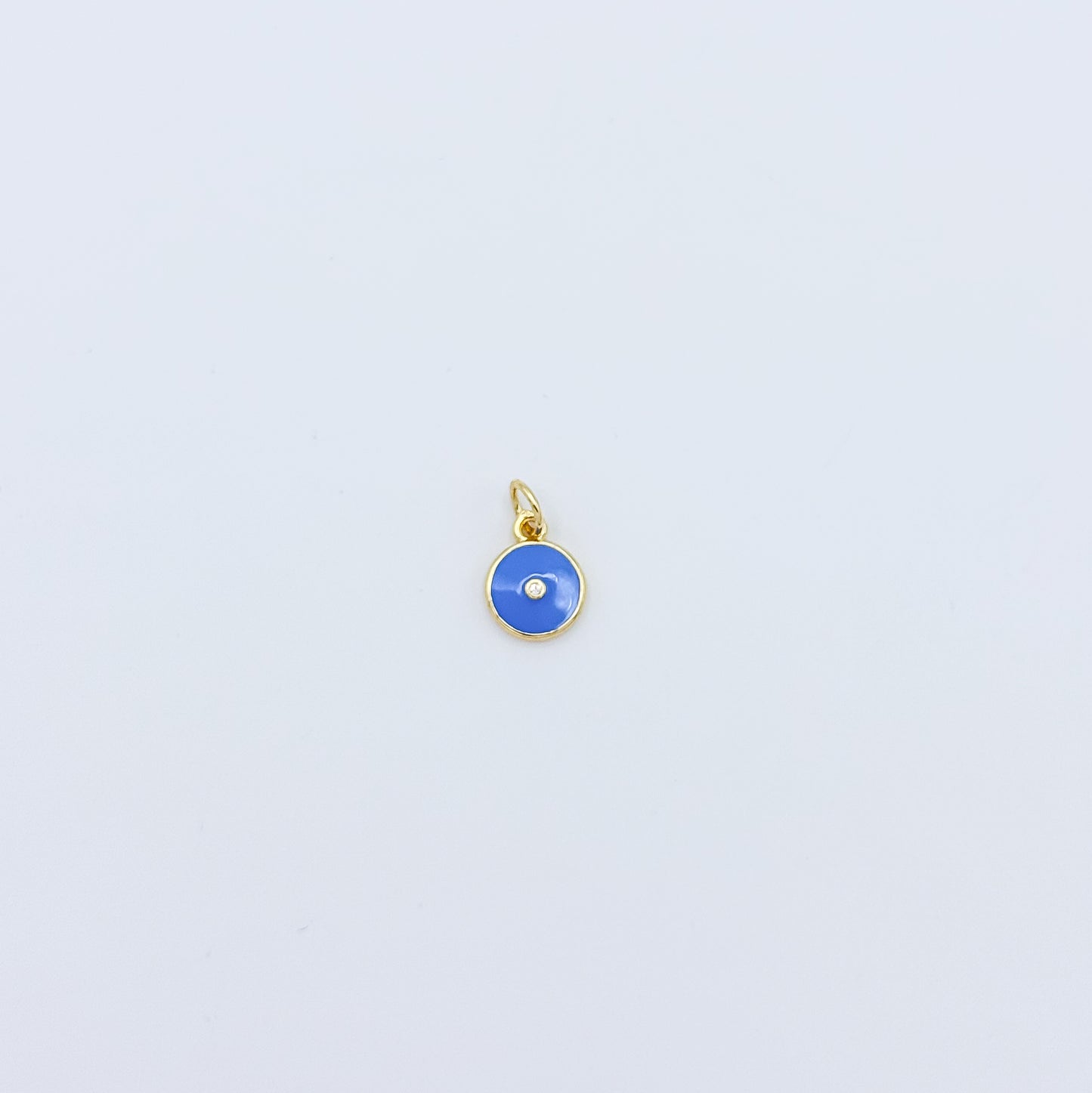 Blue Disc Charm
