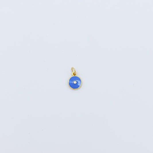 Blue Disc Charm