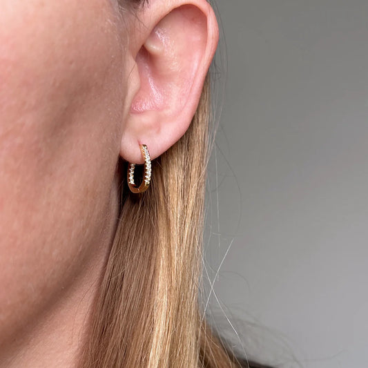 Lynn Huggie Hoop Earring