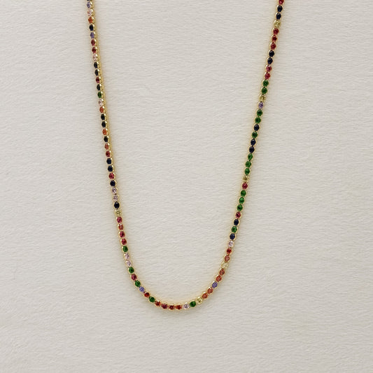 Holly Tennis Necklace