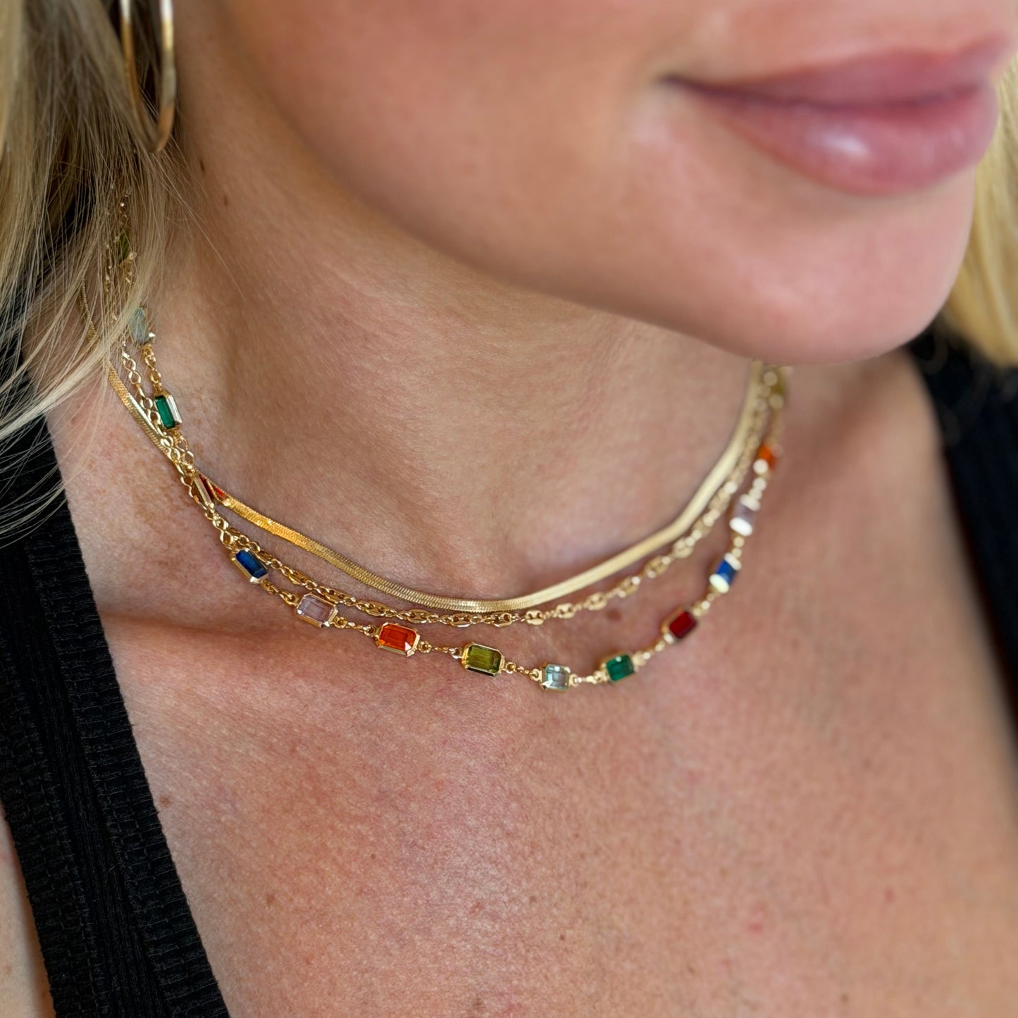 Hendrix Herringbone Chain Necklace