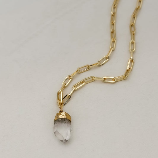 Chunky Quartz Necklace