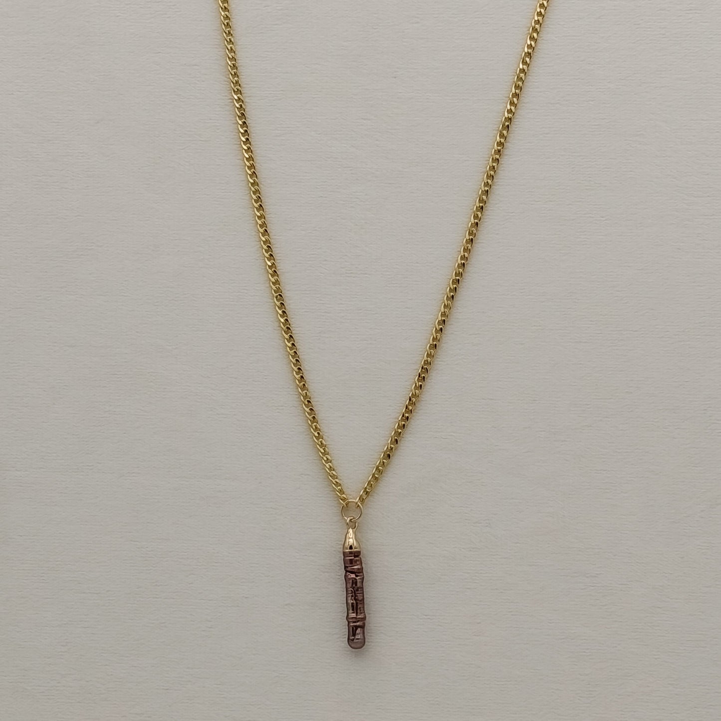 Elongated Pearl Necklace