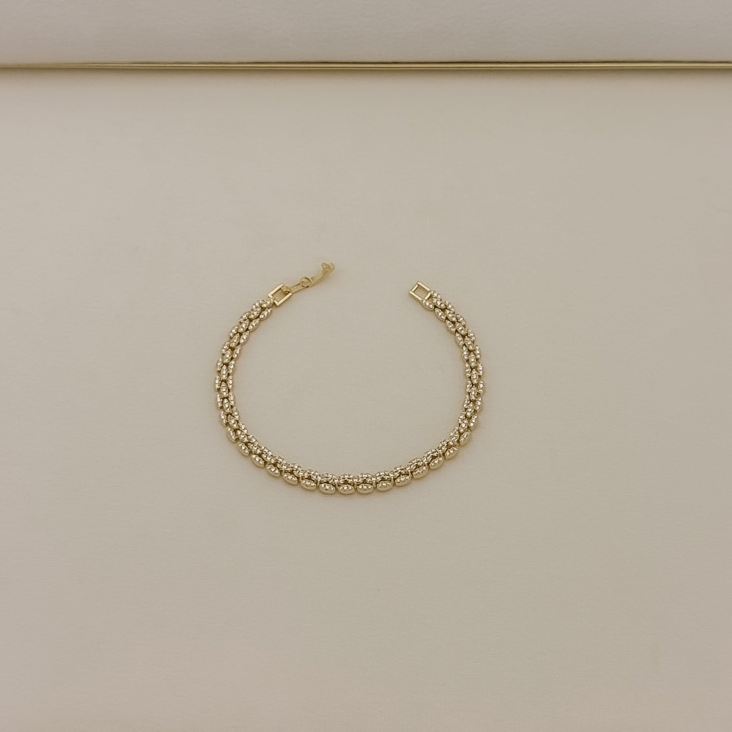 Panther Link Pave Tennis Bracelet