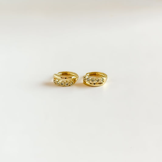Golden Hoop Earring