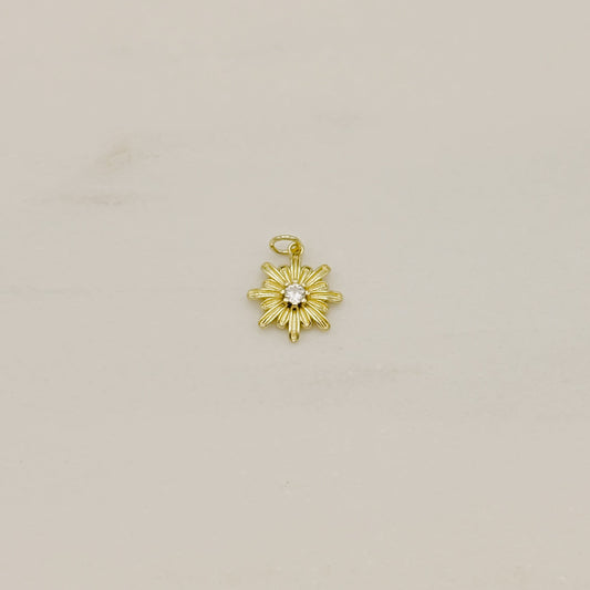 Sparkling Flower Charm