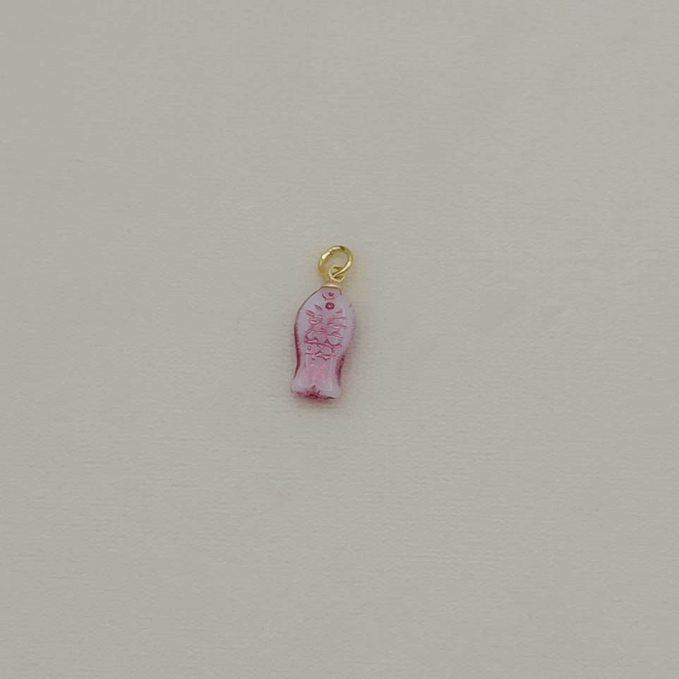 Pink Sardine Charm