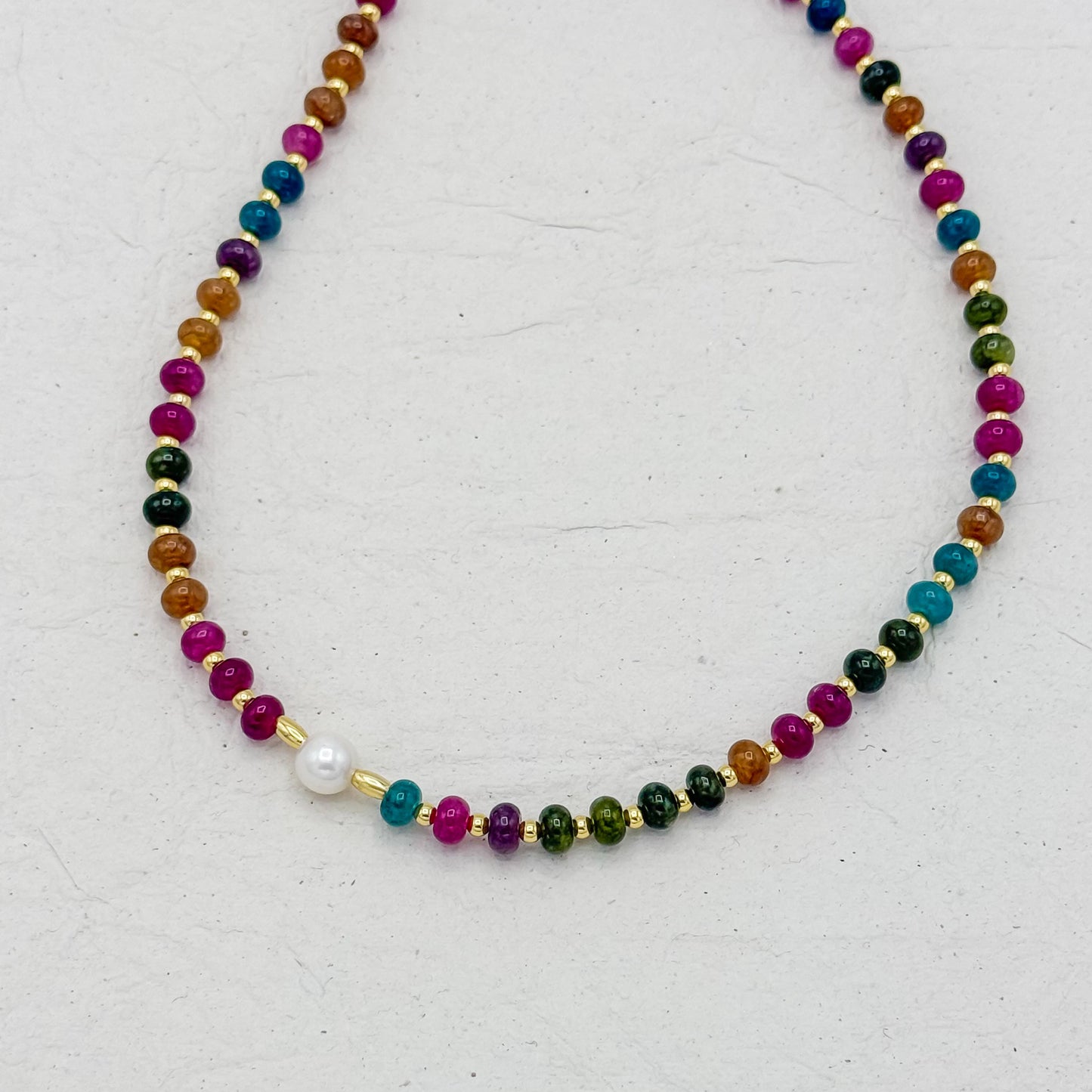 Sunset Beaded Necklace