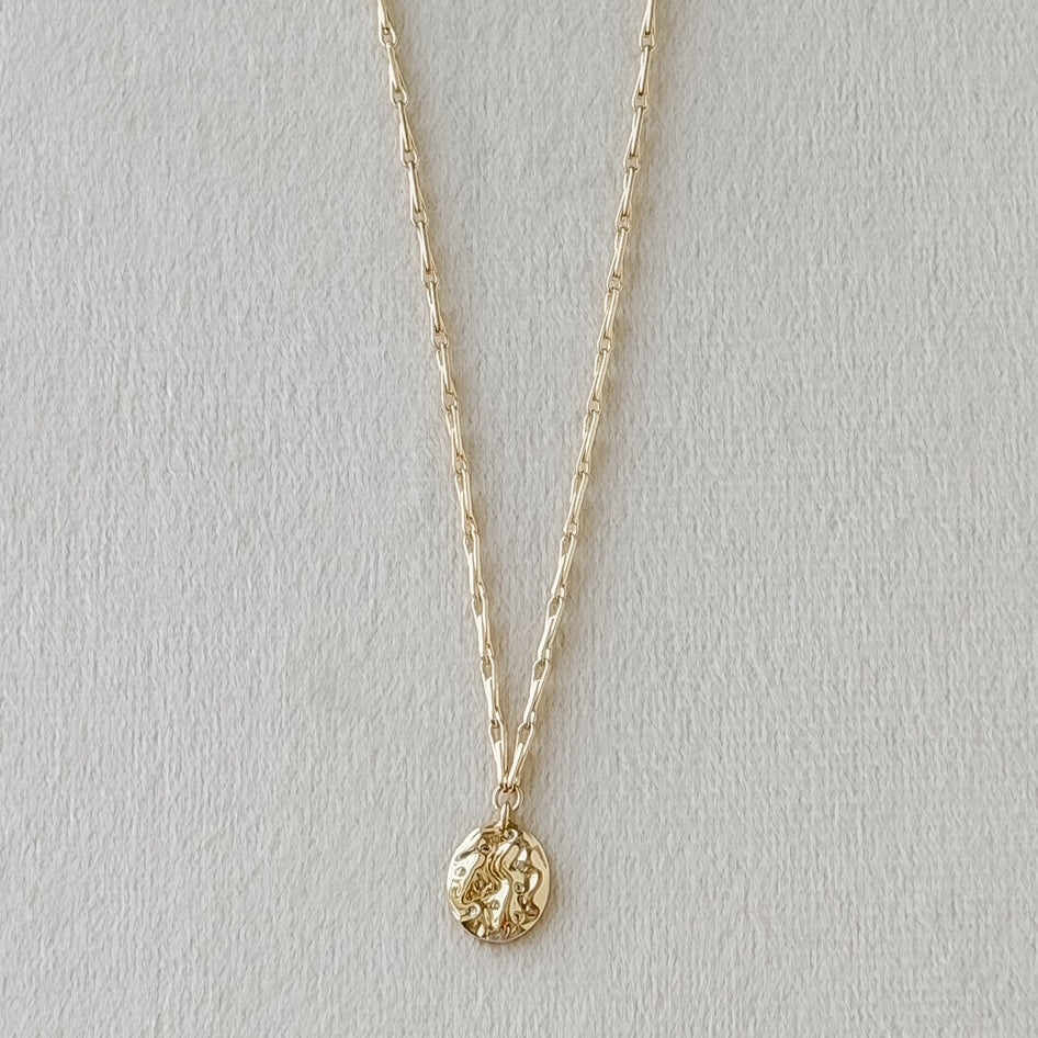 CZ Medallion Necklace