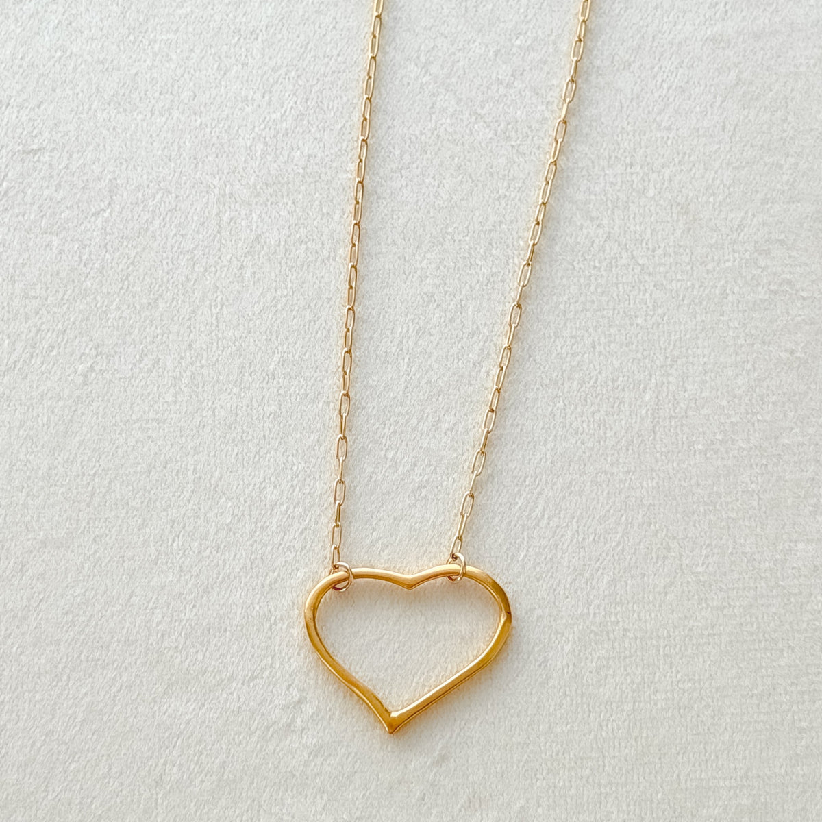 Heart Outline Necklace