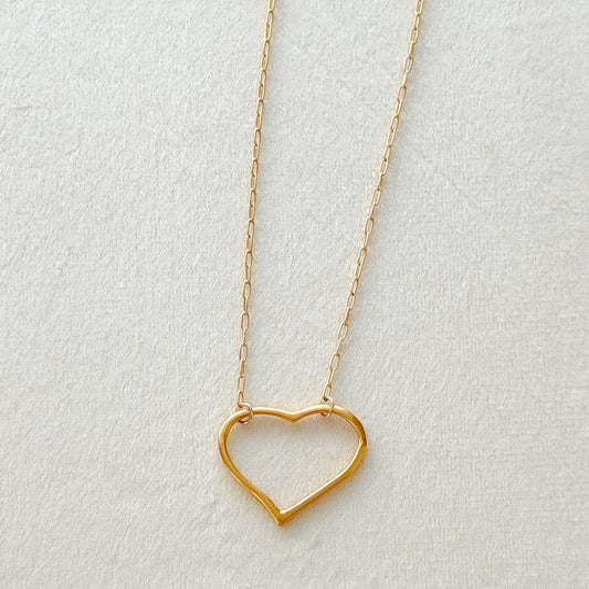 Heart Outline Necklace