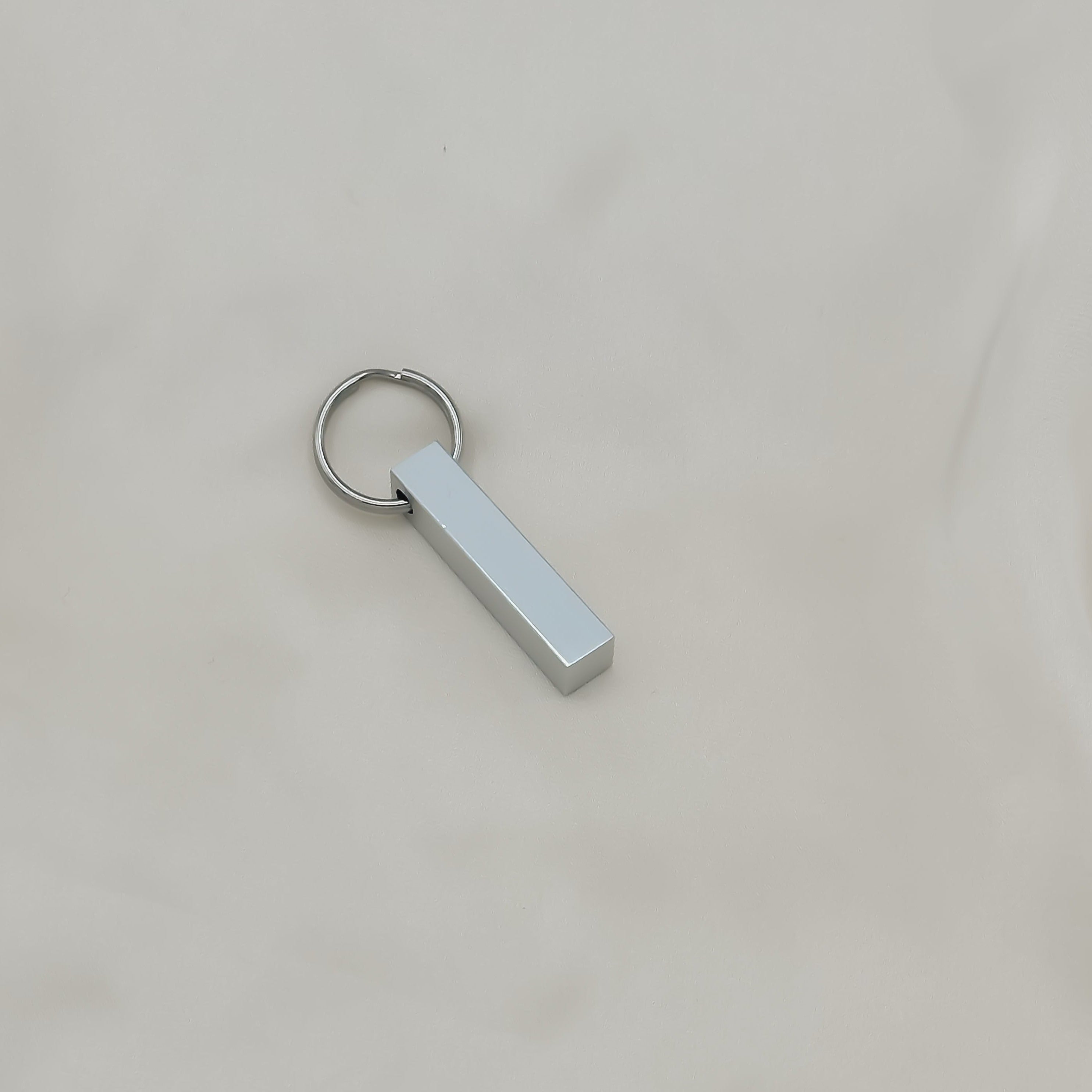 Custom Engraved Silver Keychain – Rand Designs