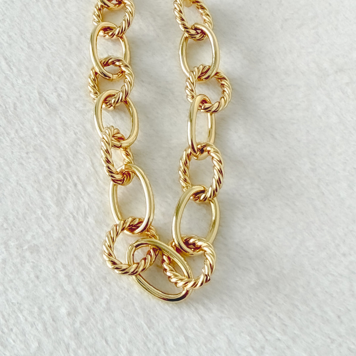 Vintage Oval Link Chain Bracelet