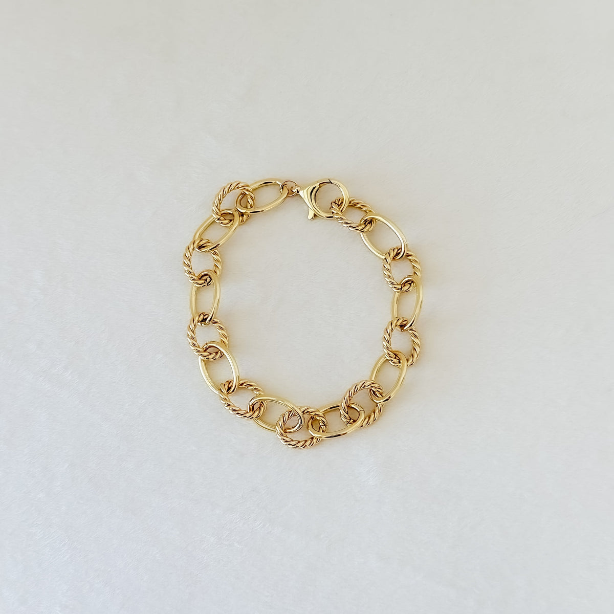 Vintage Oval Link Chain Bracelet