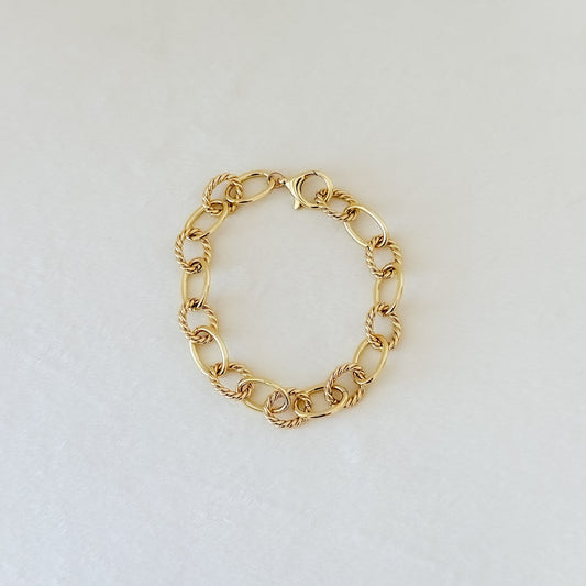 Vintage Oval Link Chain Bracelet