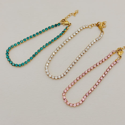 CZ Birthstone Bracelet