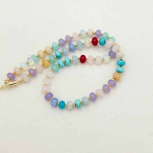 Lily Multi Beaded Necklace
