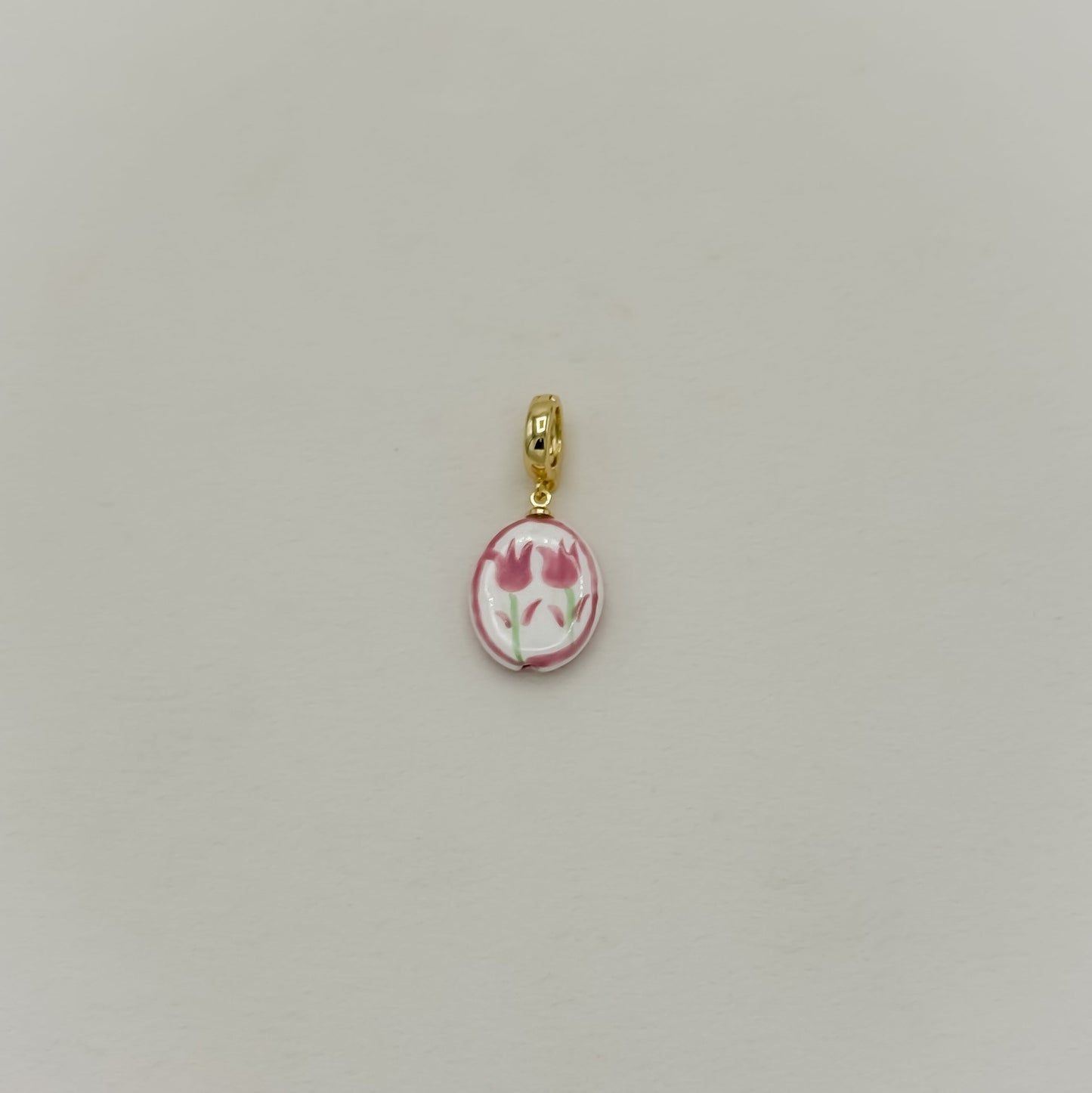 Tulip Ceramic Charm