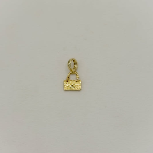 Golden Handbag Charm