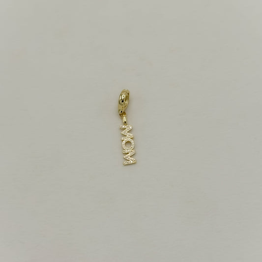 MOM Pave Charm