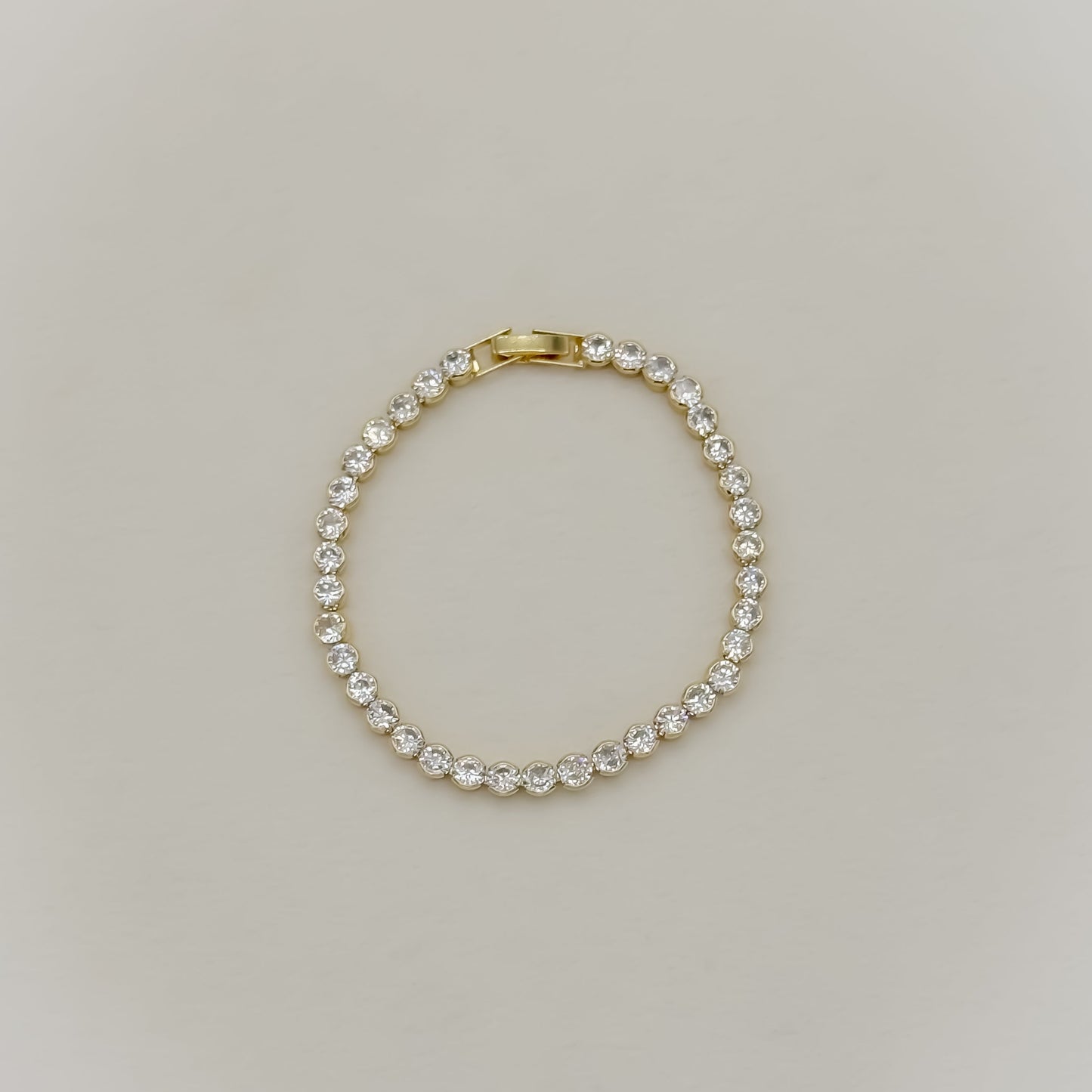 Bezel Tennis Bracelet