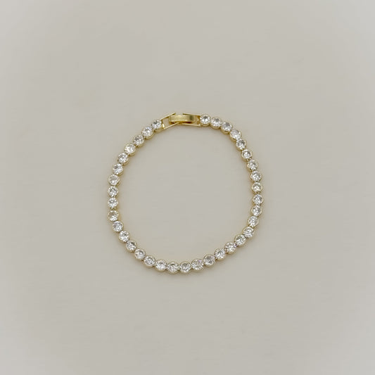 Bezel Tennis Bracelet