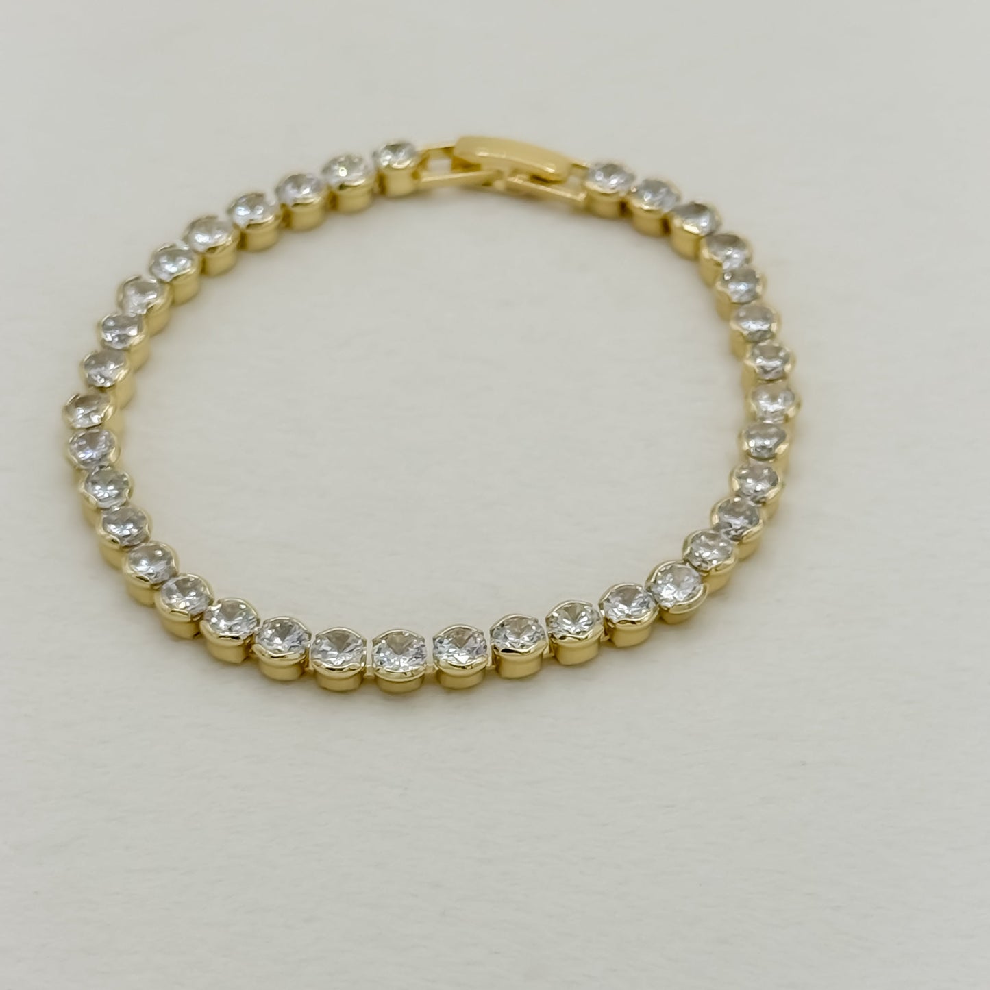 Bezel Tennis Bracelet