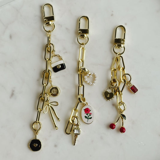 Paperclip Chain Bag Charm Link