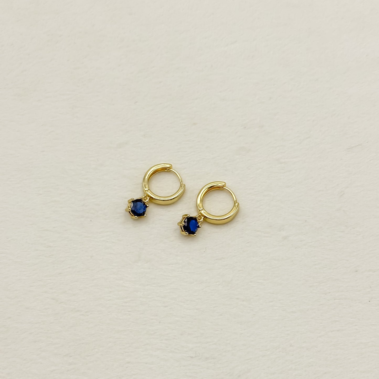 Birthstone Huggie Hoop Earring