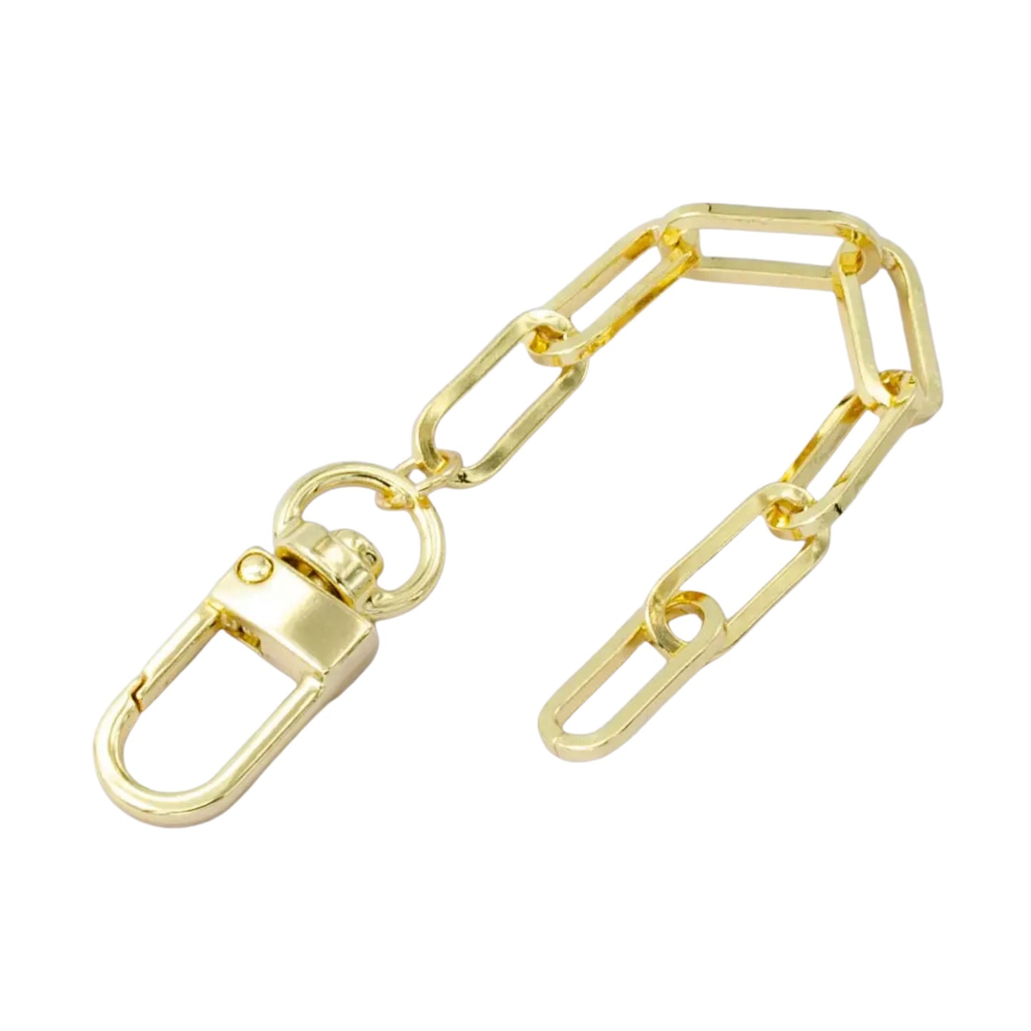 Paperclip Chain Bag Charm Link