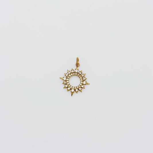 Sparkling Open Burst Charm