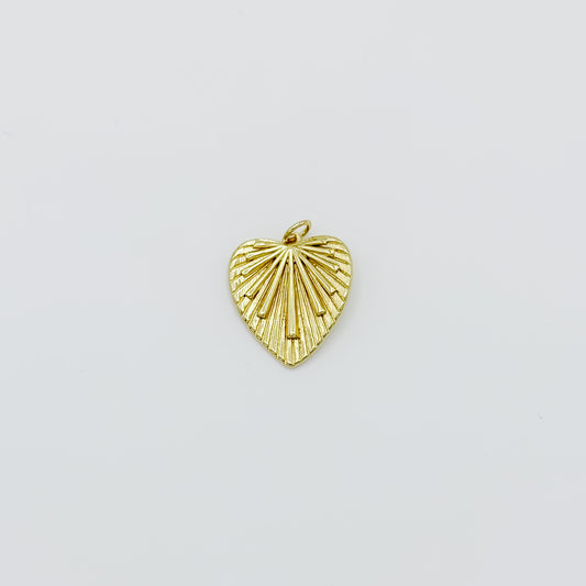 Textured Heart Pendant